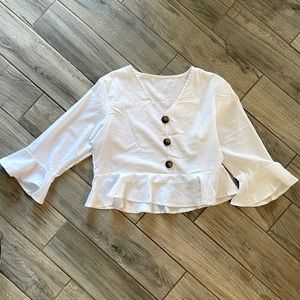 NWOT Shein Flare Sleeves Top